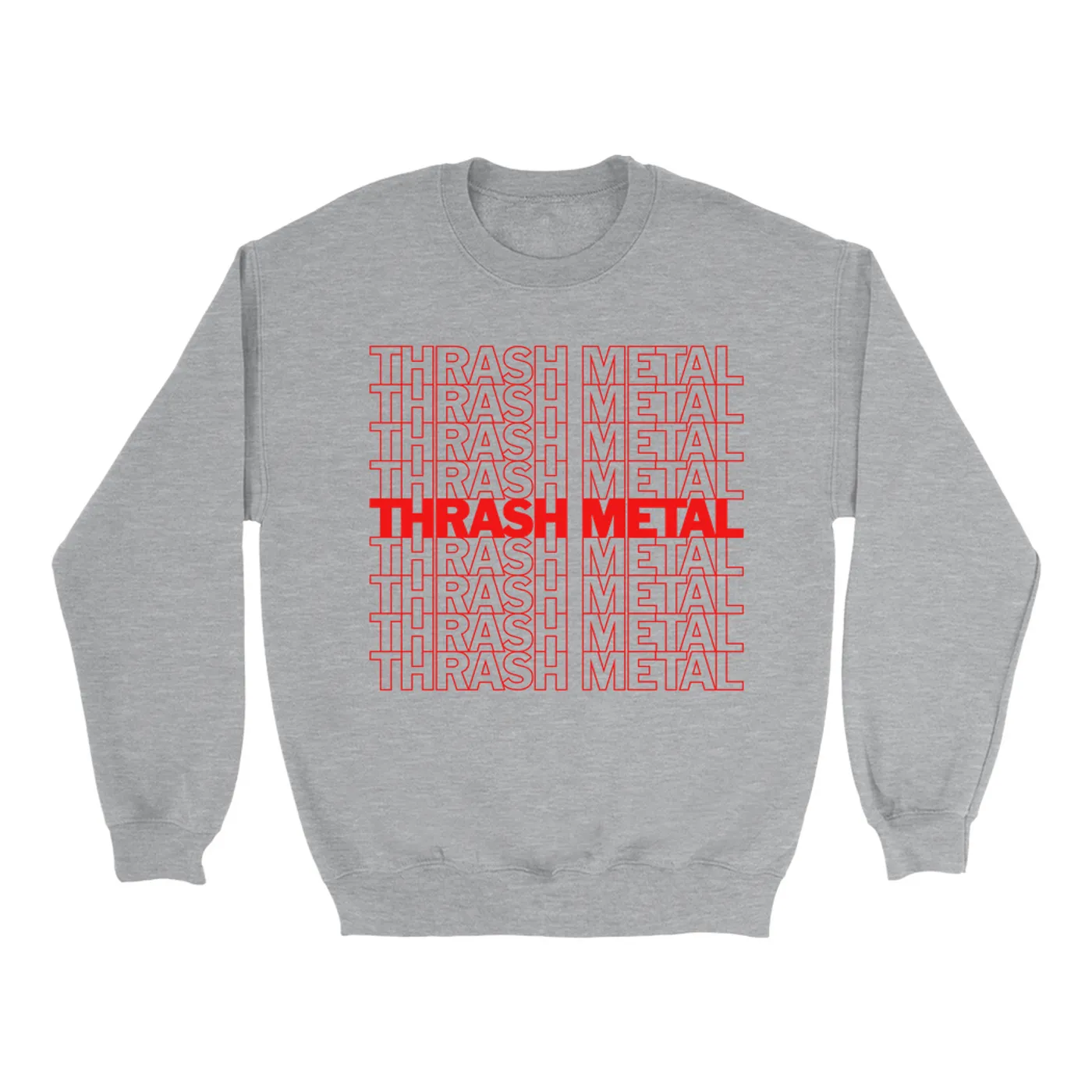 Music Life - Thrash Metal Merchbar Music Life Sweatshirt | Thrash Metal On Repeat Merchbar Music Life Sweatshirt