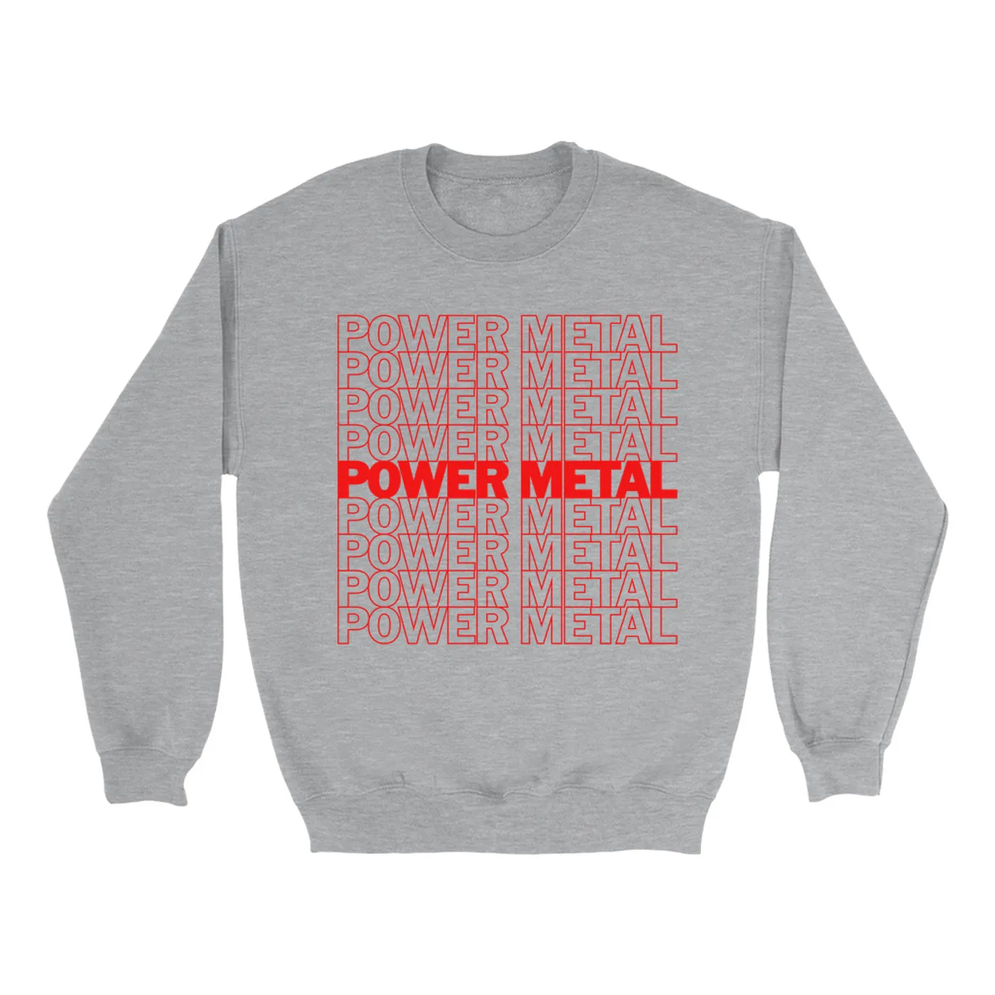 Music Life - Power Metal Merchbar Music Life Sweatshirt | Power Metal On Repeat Merchbar Music Life Sweatshirt