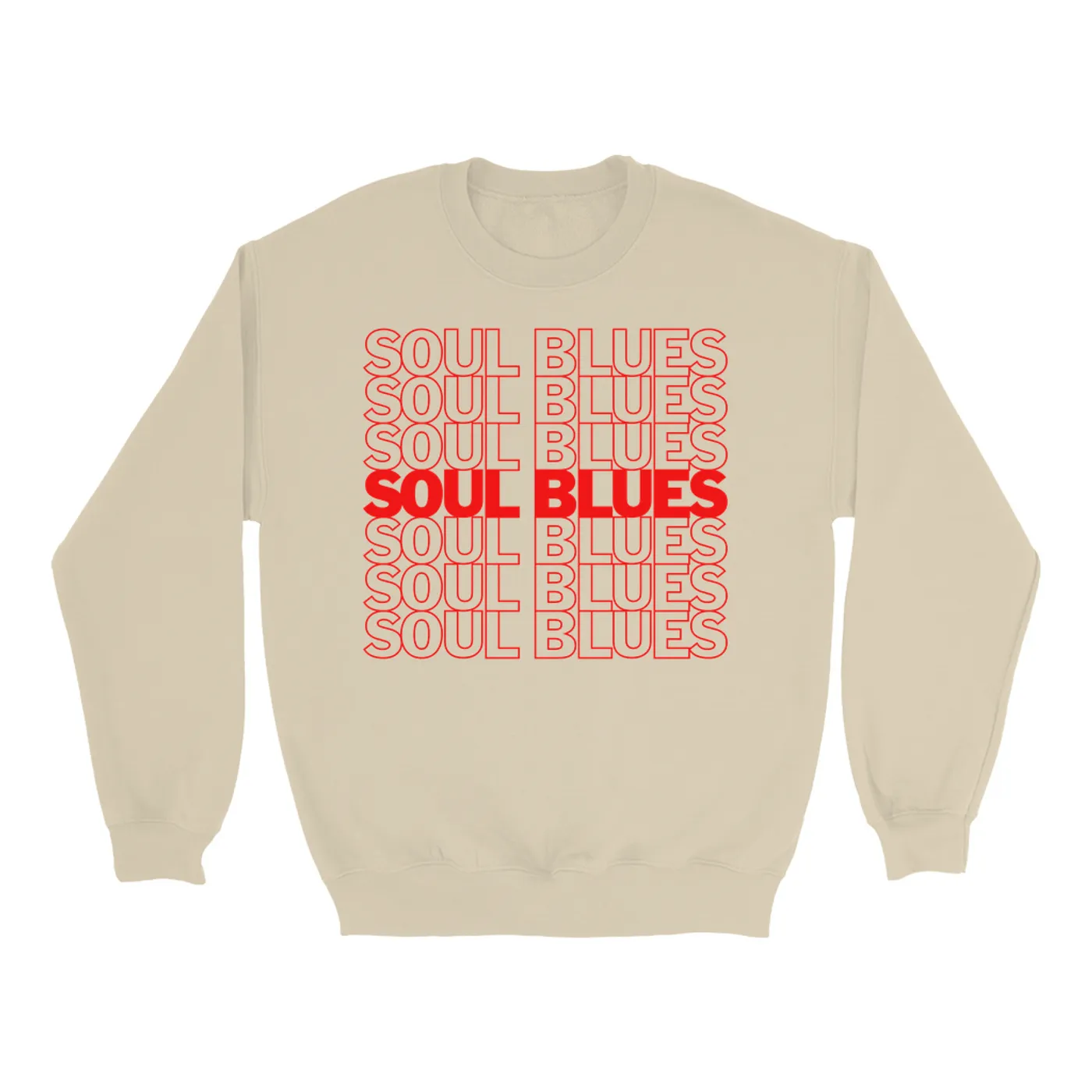 Music Life - Soul Merchbar Music Life Sweatshirt | Soul Blues On Repeat Merchbar Music Life Sweatshirt