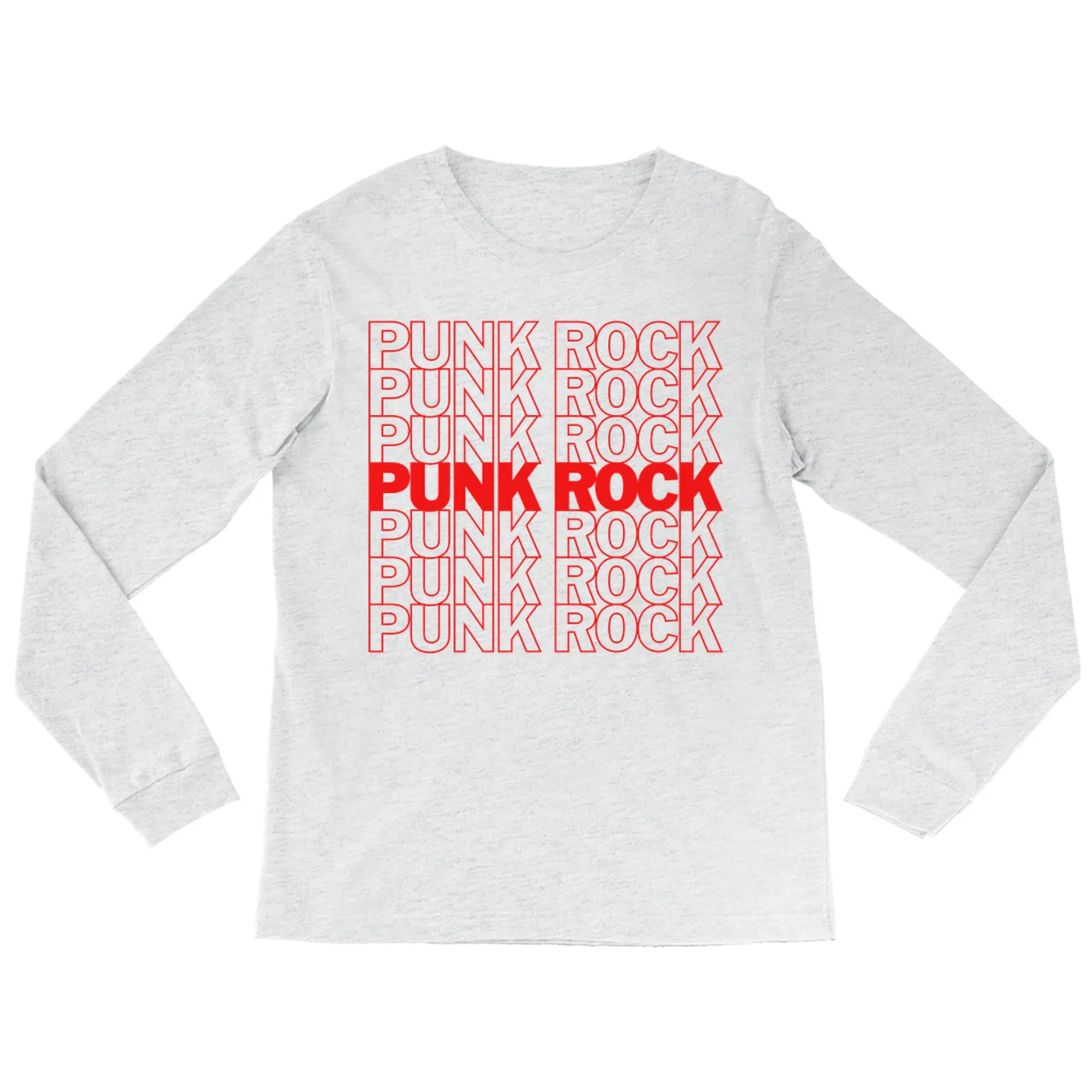 Music Life - Punk Merchbar Music Life Long Sleeve Shirt | Punk Rock On Repeat Merchbar Music Life Shirt