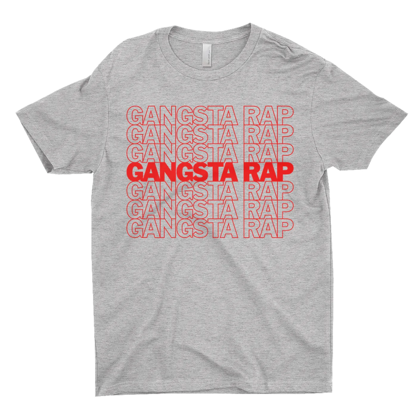 Music Life - Gangsta Rap Merchbar Music Life T-Shirt | Gangsta Rap On Repeat Merchbar Music Life Shirt