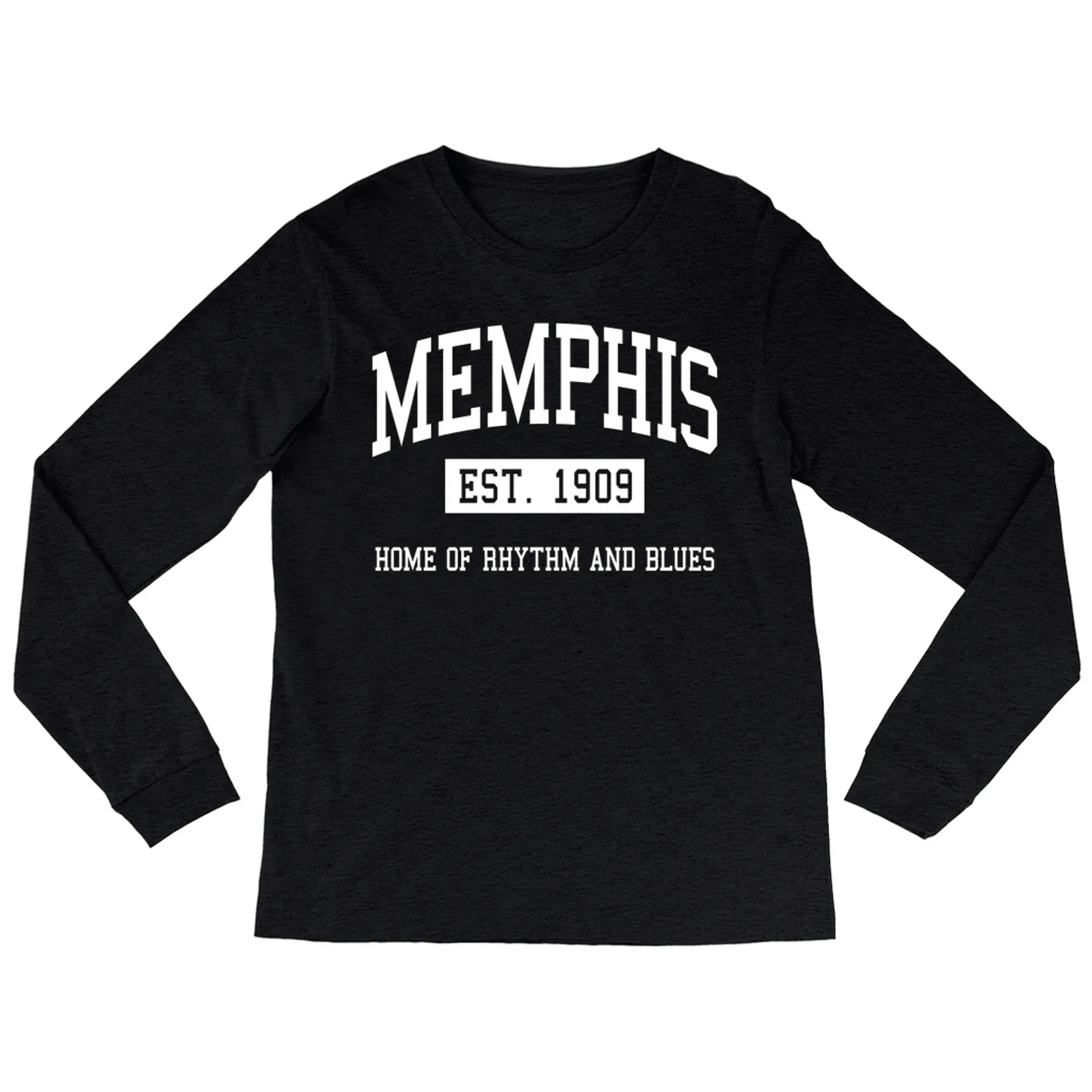 Music Life - RNB Merchbar Music Life Long Sleeve Shirt | Memphis Home of Rhythm and Blues Est. 1909 Merchbar Music Life Shirt