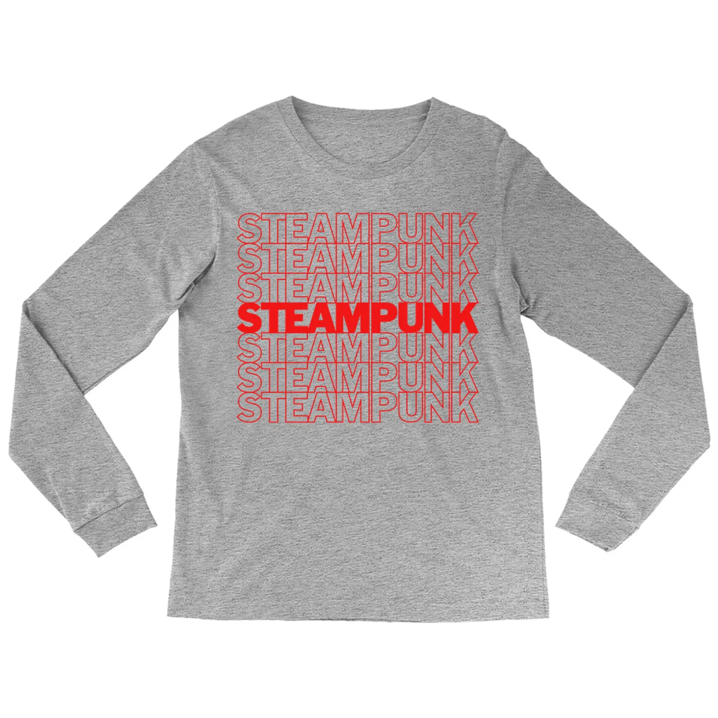 Music Life - Steampunk Merchbar Music Life Long Sleeve Shirt | Steampunk On Repeat Merchbar Music Life Shirt