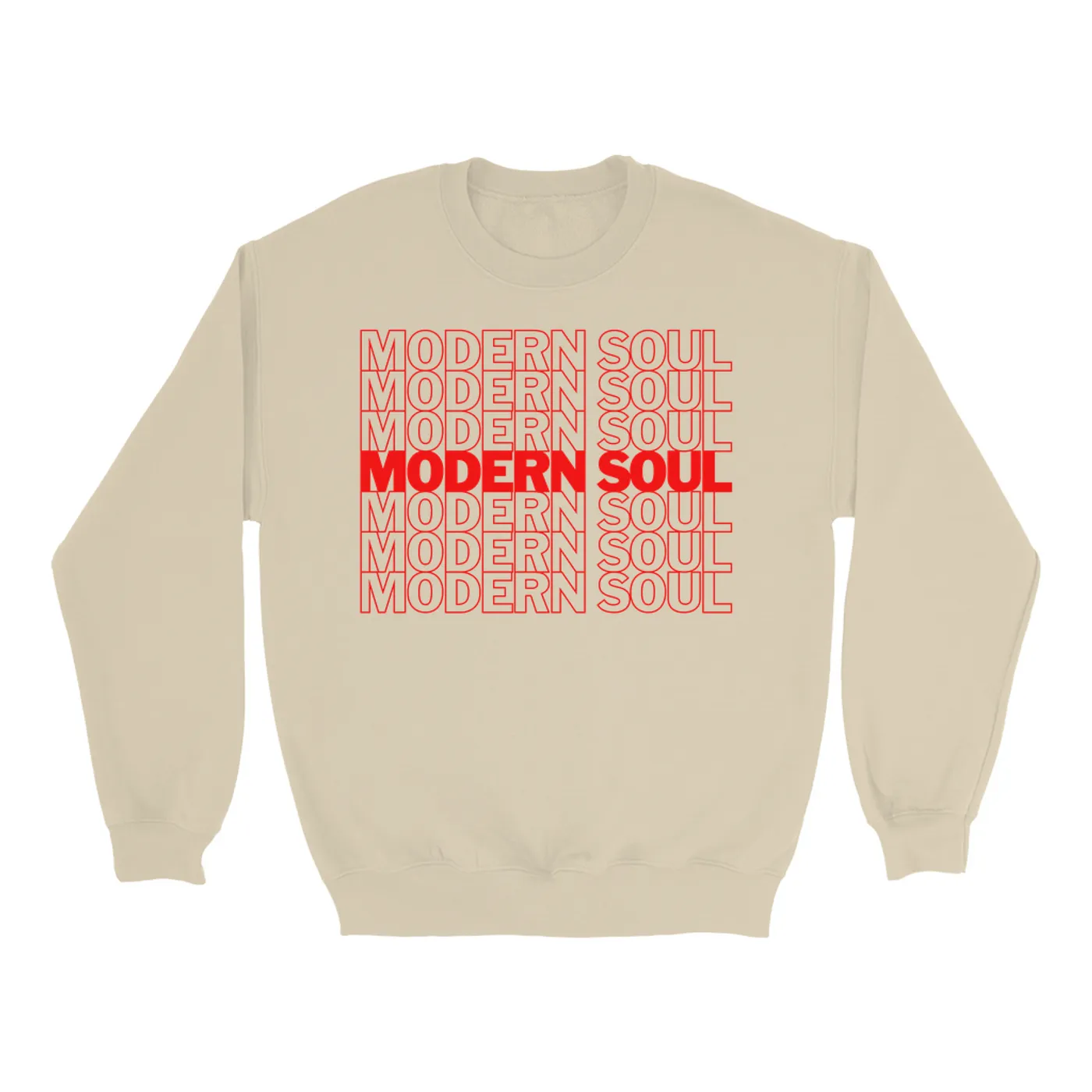Music Life - Soul Merchbar Music Life Sweatshirt | Modern Soul On Repeat Merchbar Music Life Sweatshirt