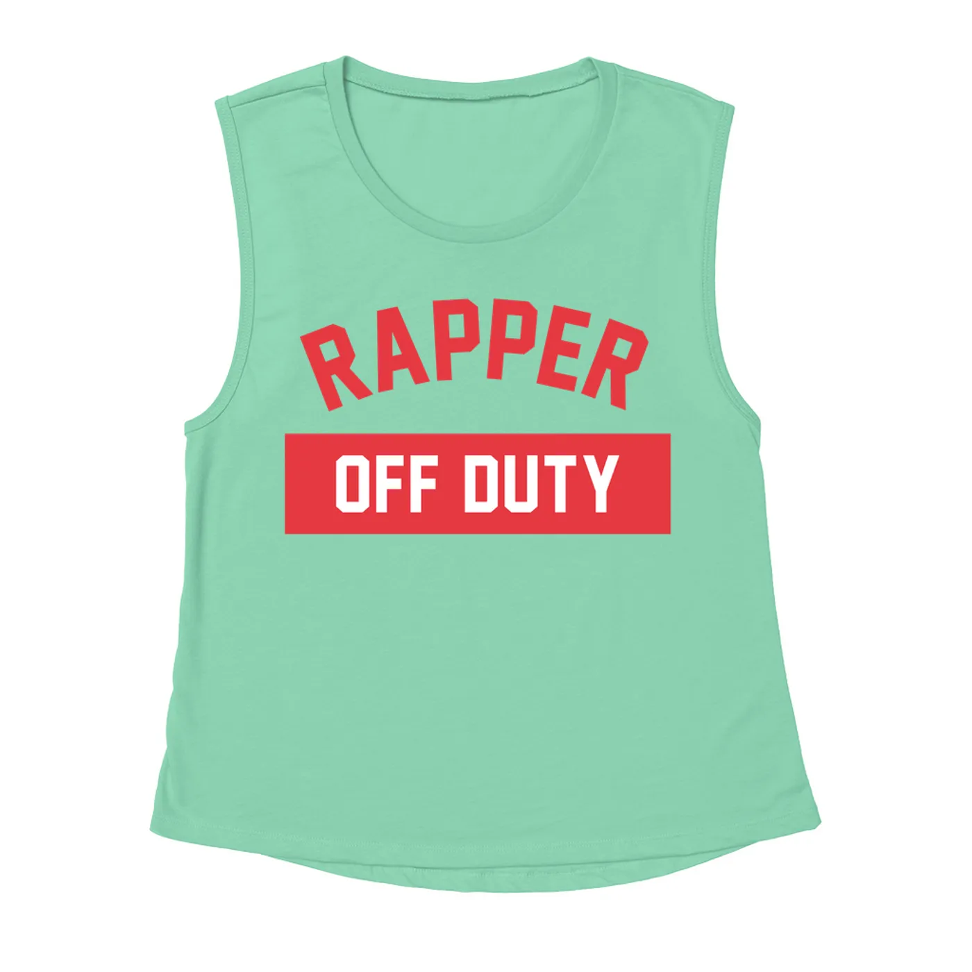 Music Life - Rapper Merchbar Music Life Muscle Tank | Rapper Off Duty Merchbar Music Life Tank Top