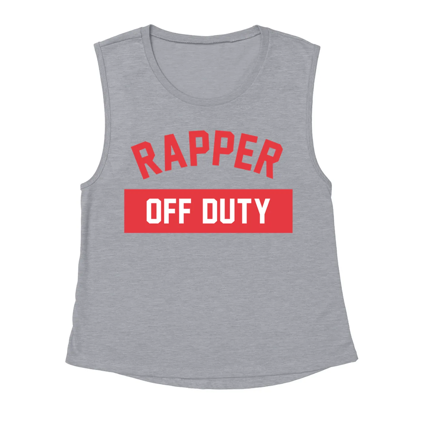 Music Life - Rapper Merchbar Music Life Muscle Tank | Rapper Off Duty Merchbar Music Life Tank Top