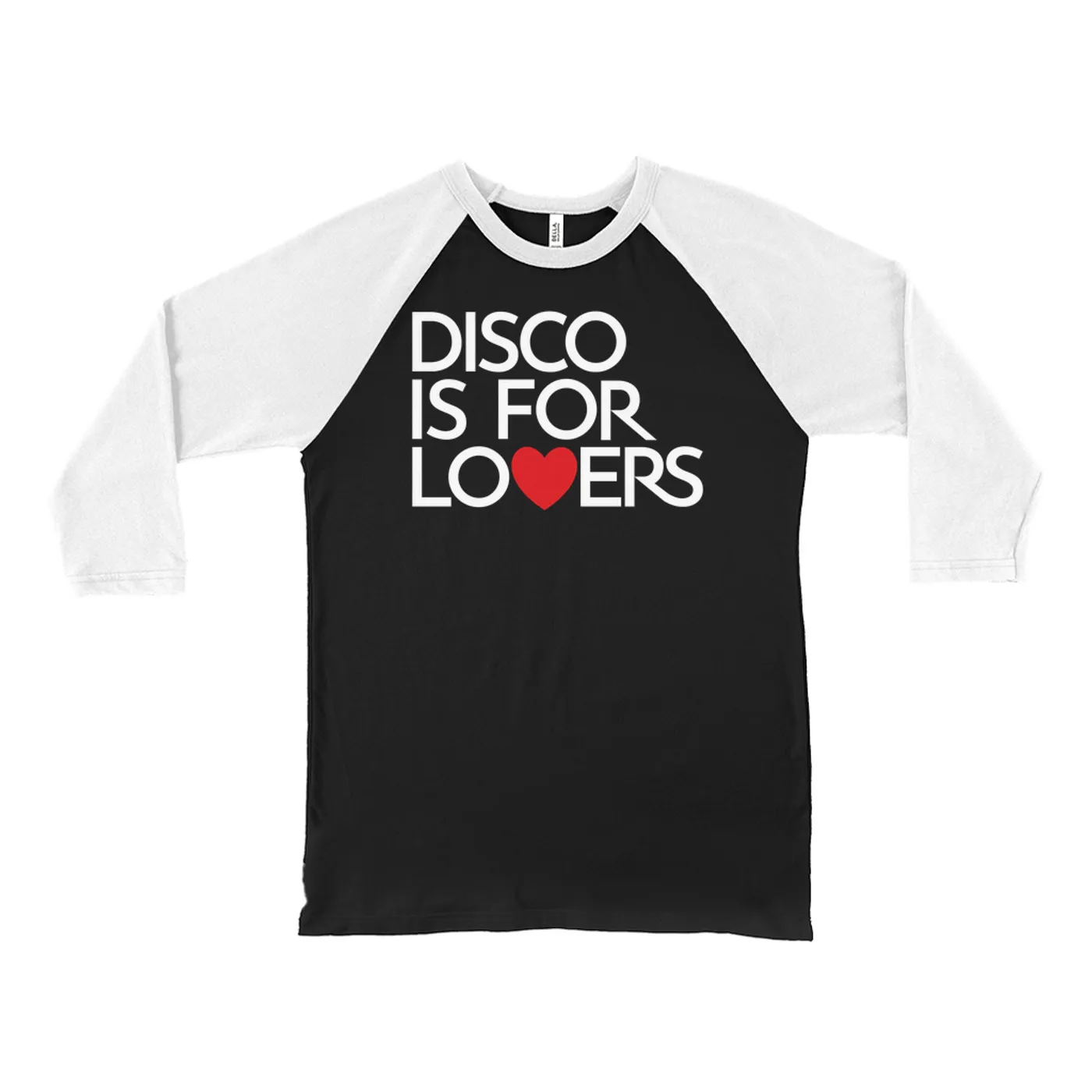 Music Life - Disco Merchbar Music Life 3/4 Sleeve Baseball Tee | Disco Is For Lovers Merchbar Music Life Shirt