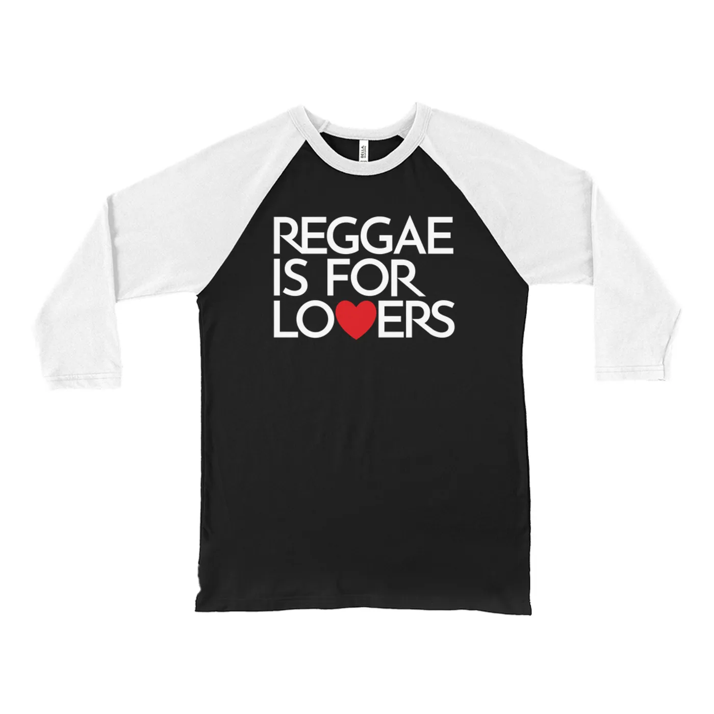Merchbar Music Life 3/4 Sleeve Baseball Tee | Music Life - Reggae Is For Lovers Merchbar Music Life Shirt