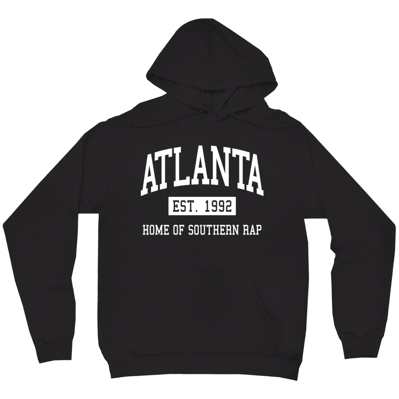 Merchbar Music Life Hoodie | Atlanta Home of Southern Music Life - Rap Est. 1992 Merchbar Music Life Hoodie