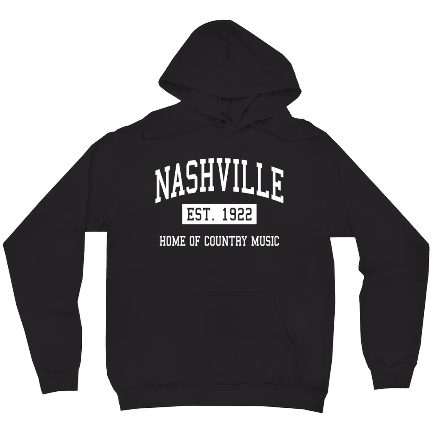 Merchbar Music Life Hoodie | Nashville Home of Music Life - Country Music Est. 1922 Merchbar Music Life Hoodie