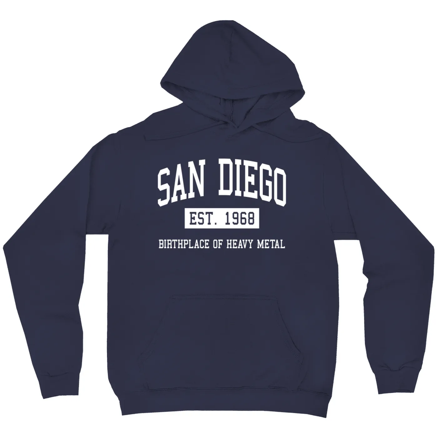 Music Life - Heavy Metal Merchbar Music Life Hoodie | San Diego Birthplace of Heavy Metal Est. 1968 Merchbar Music Life Hoodie