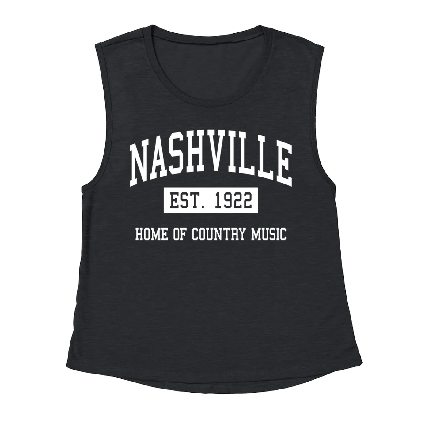 Merchbar Music Life Muscle Tank | Nashville Home of Country Music Est. 1922 Merchbar Music Life Tank Top