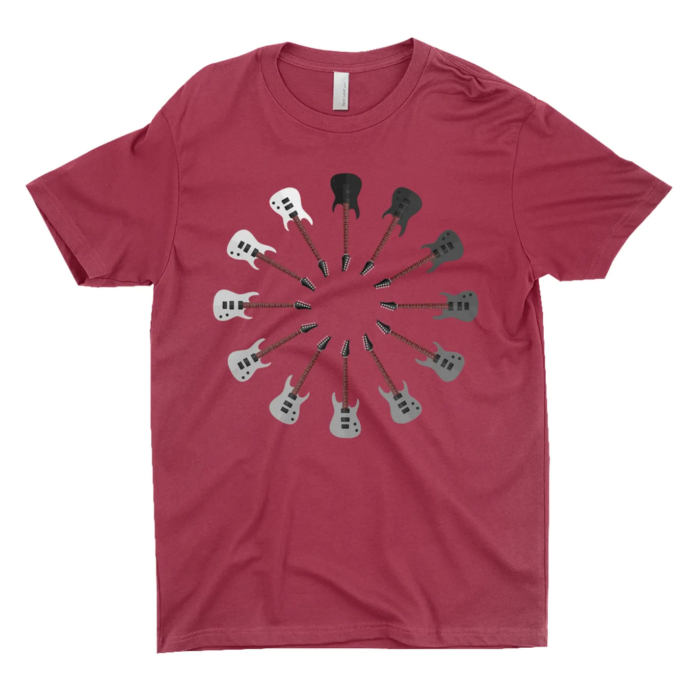 Music Life - Guitar Merchbar Music Life T-Shirt | Aggressive Electrics - Shades of Black Merchbar Music Life Shirt