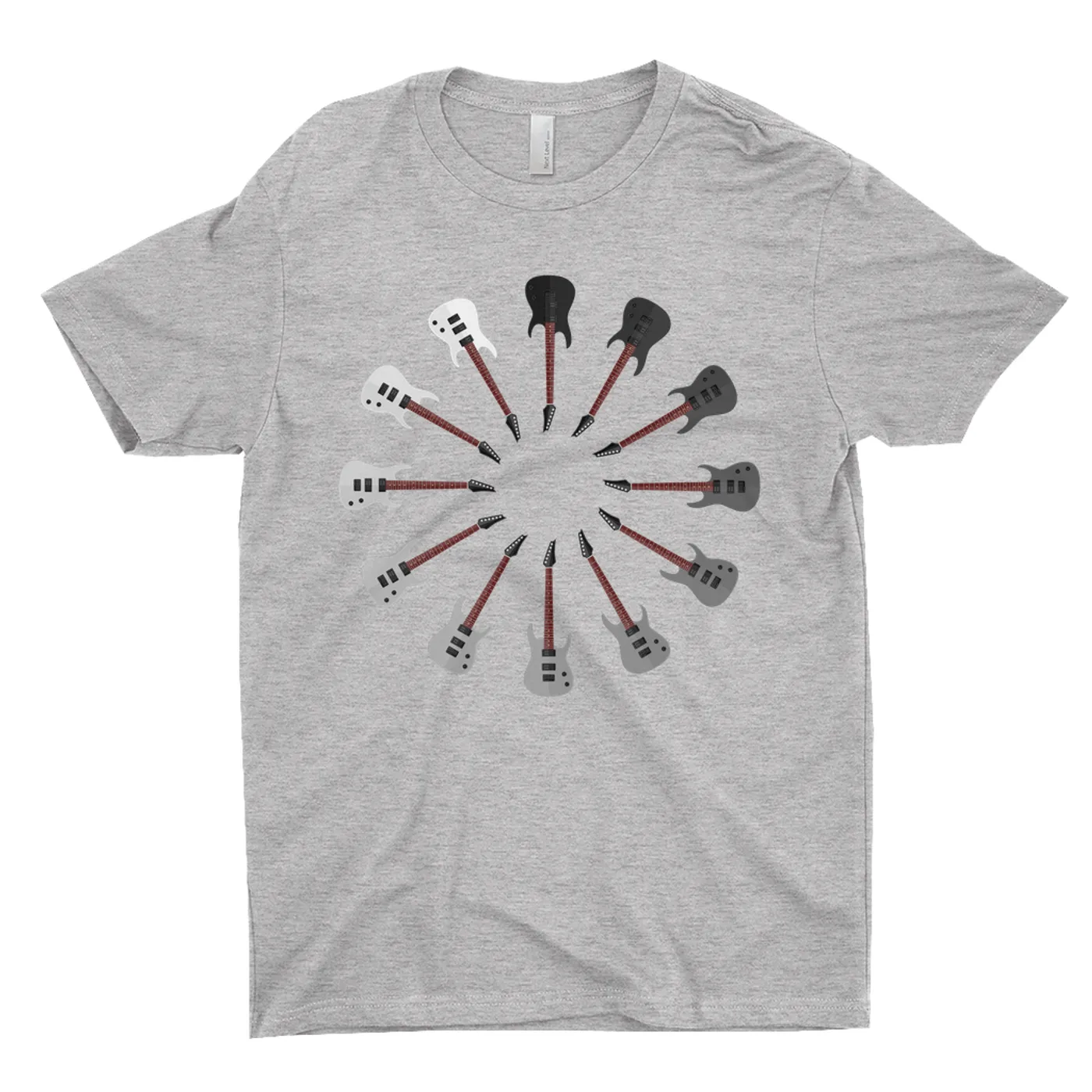 Music Life - Guitar Merchbar Music Life T-Shirt | Aggressive Electrics - Shades of Black Merchbar Music Life Shirt