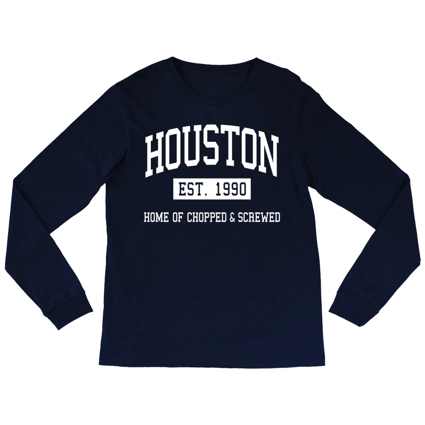 Music Life - Chopped Screwed Merchbar Music Life Long Sleeve Shirt | Houston Home of Chopped & Screwed Est. 1990 Merchbar Music Life Shirt