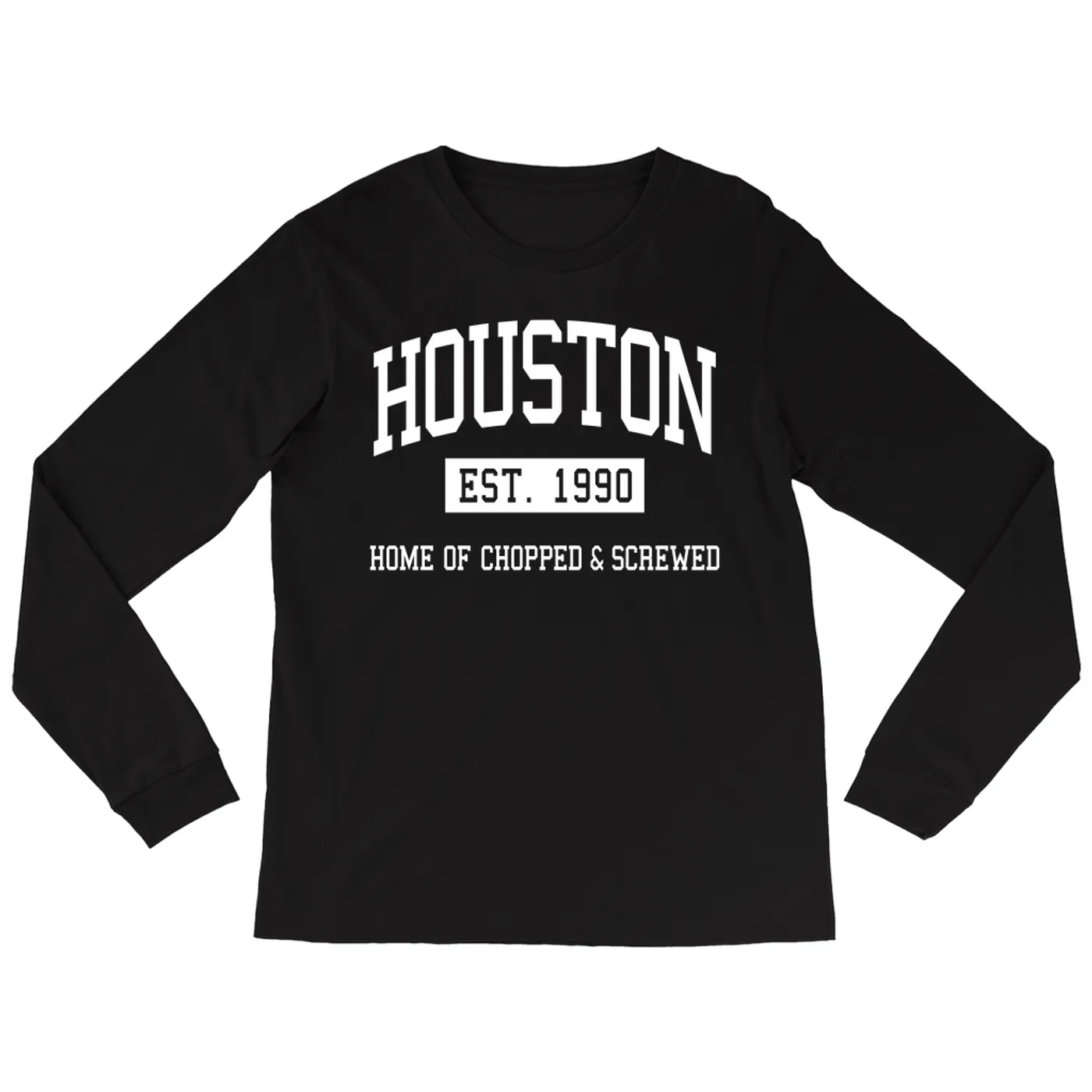 Music Life - Chopped Screwed Merchbar Music Life Long Sleeve Shirt | Houston Home of Chopped & Screwed Est. 1990 Merchbar Music Life Shirt