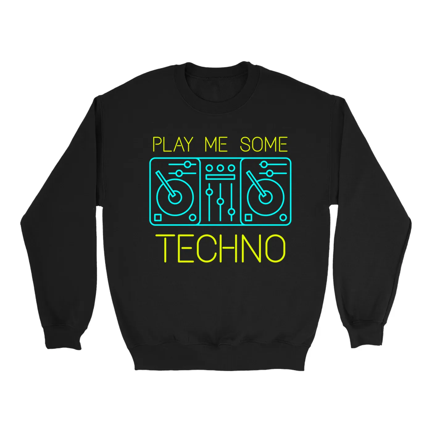 Music Life - Techno Merchbar Music Life Sweatshirt | Play Me Some Techno Merchbar Music Life Sweatshirt