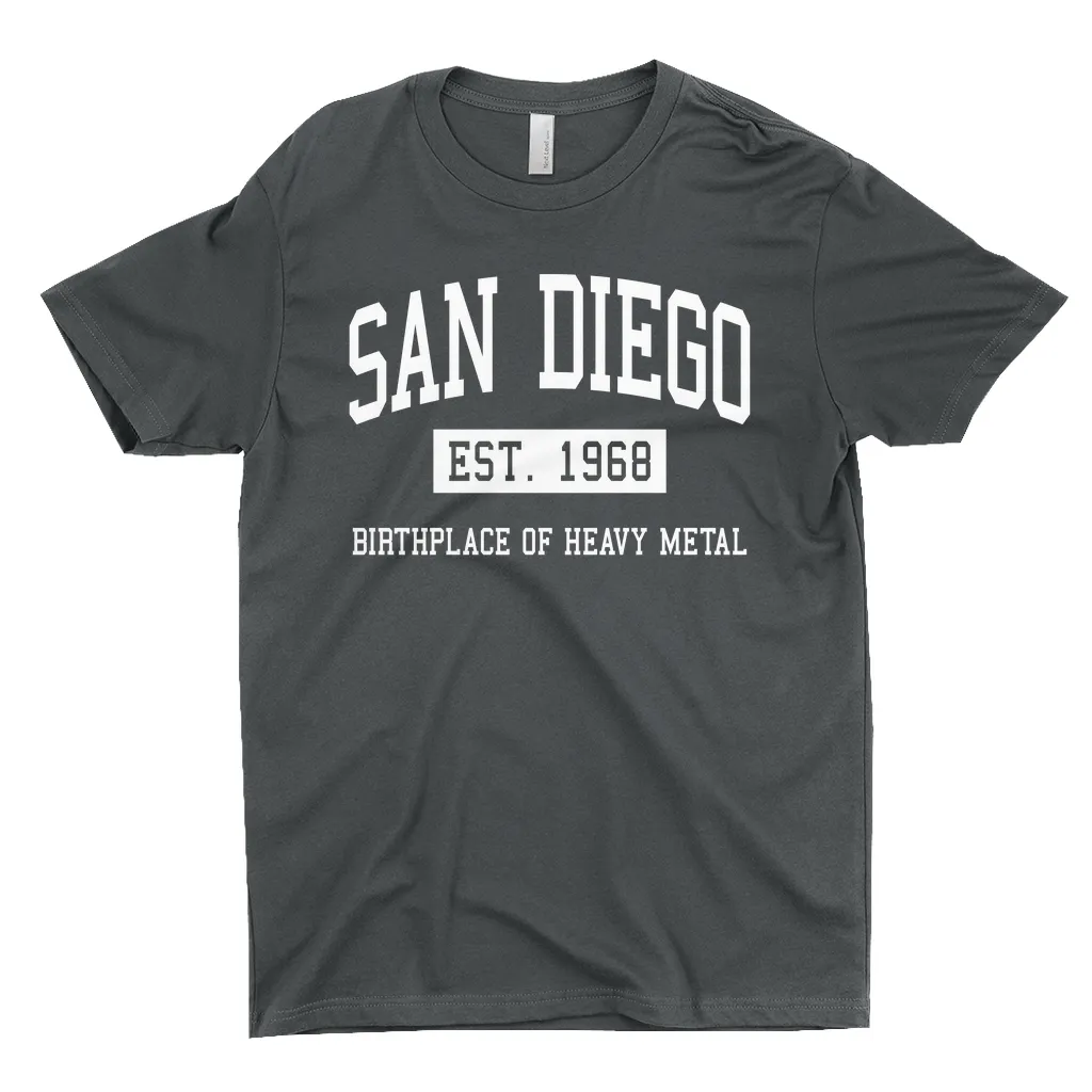 Equineop Music Life T-Shirt | San Diego Birthplace of Heavy Metal Est. 1968 Equineop Music Life Shirt