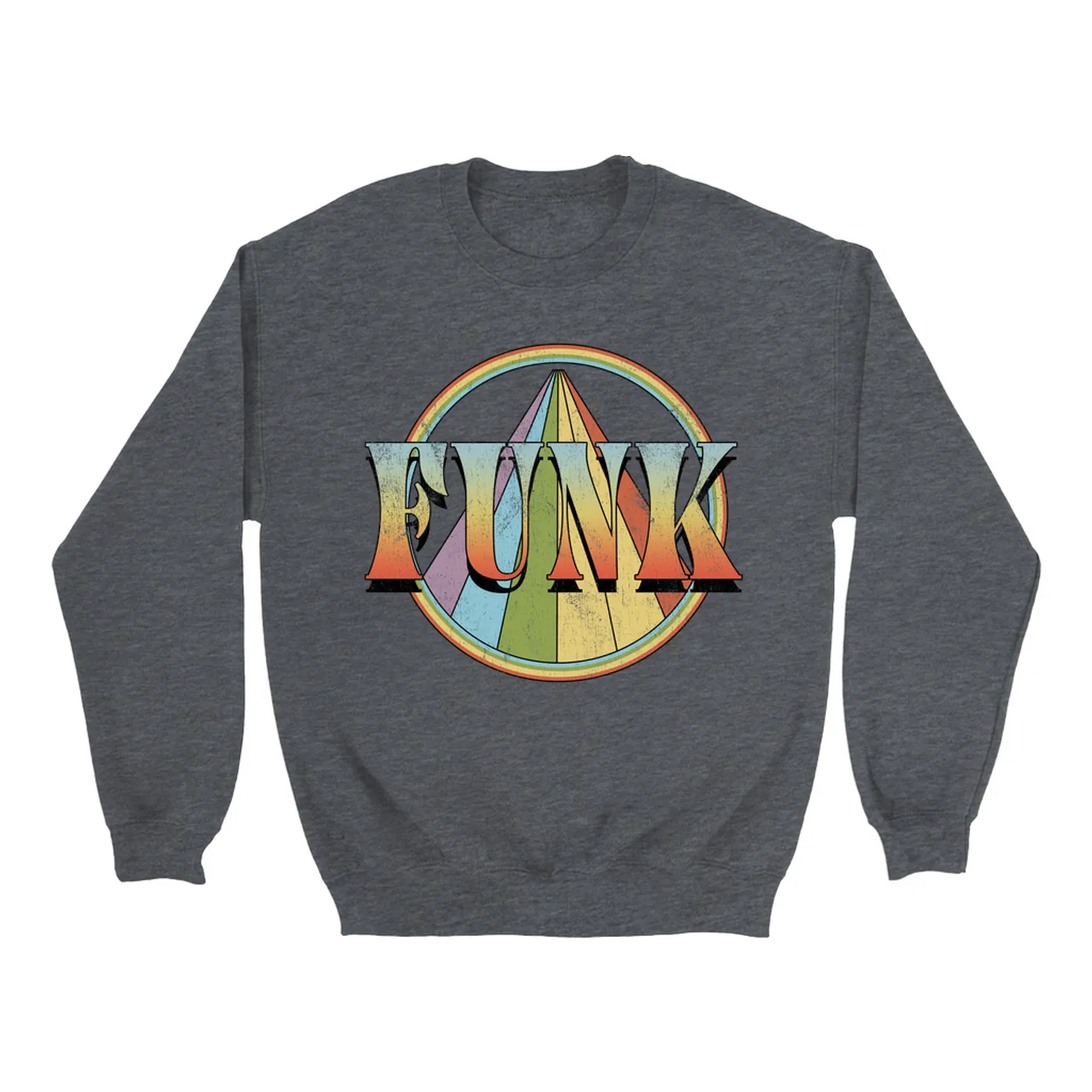 Music Life - Funk Merchbar Music Life Sweatshirt | Retro Funk Distressed Merchbar Music Life Sweatshirt