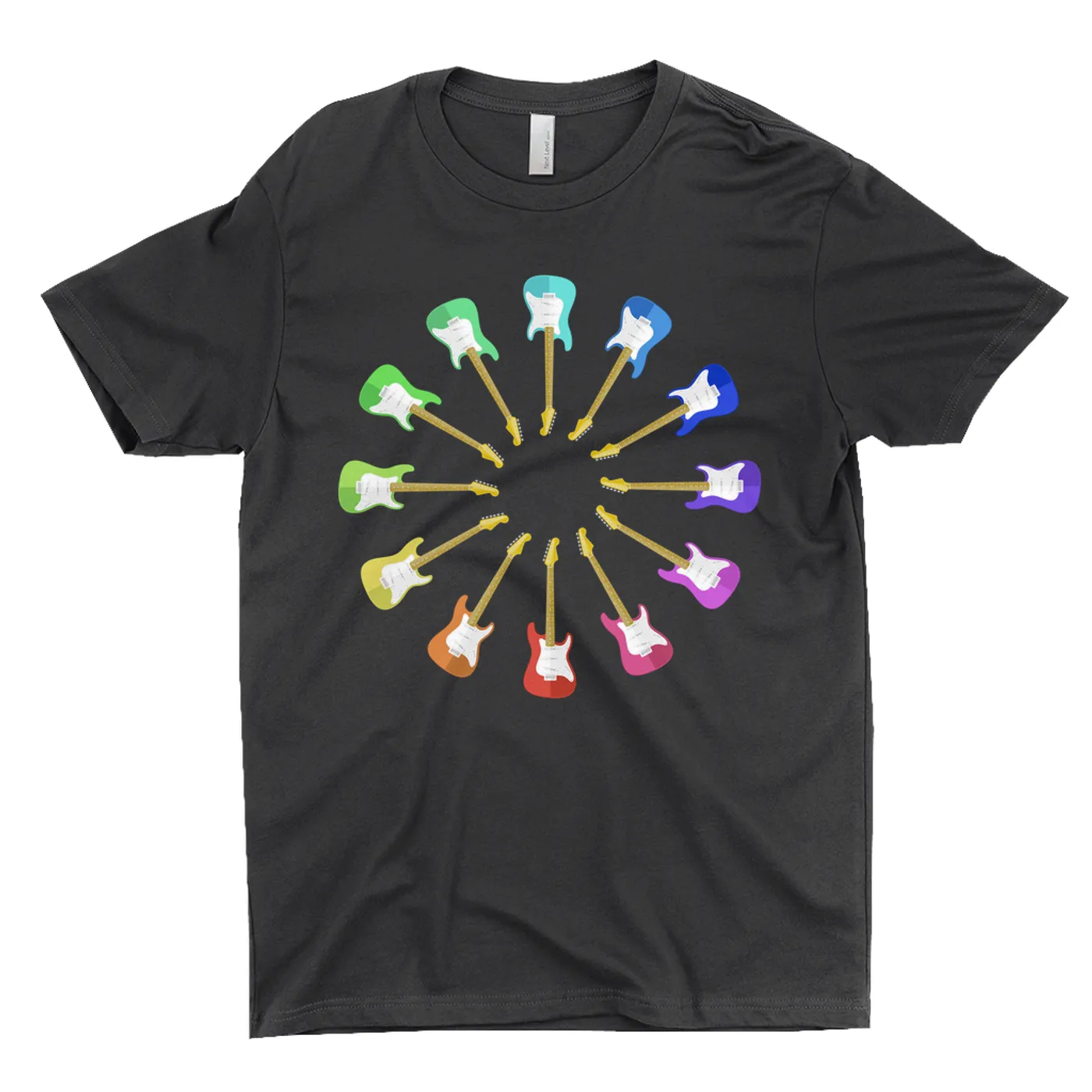 Music Life - Guitar Merchbar Music Life T-Shirt | ST-SKY Color Wheel Merchbar Music Life Shirt