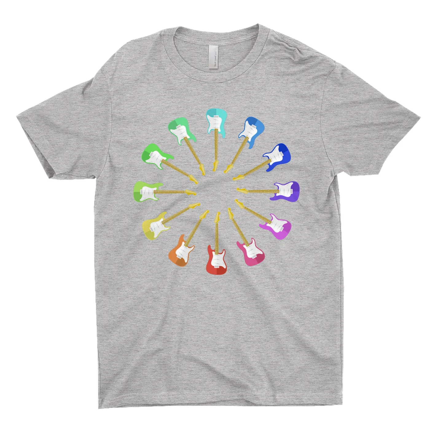 Music Life - Guitar Merchbar Music Life T-Shirt | ST-SKY Color Wheel Merchbar Music Life Shirt