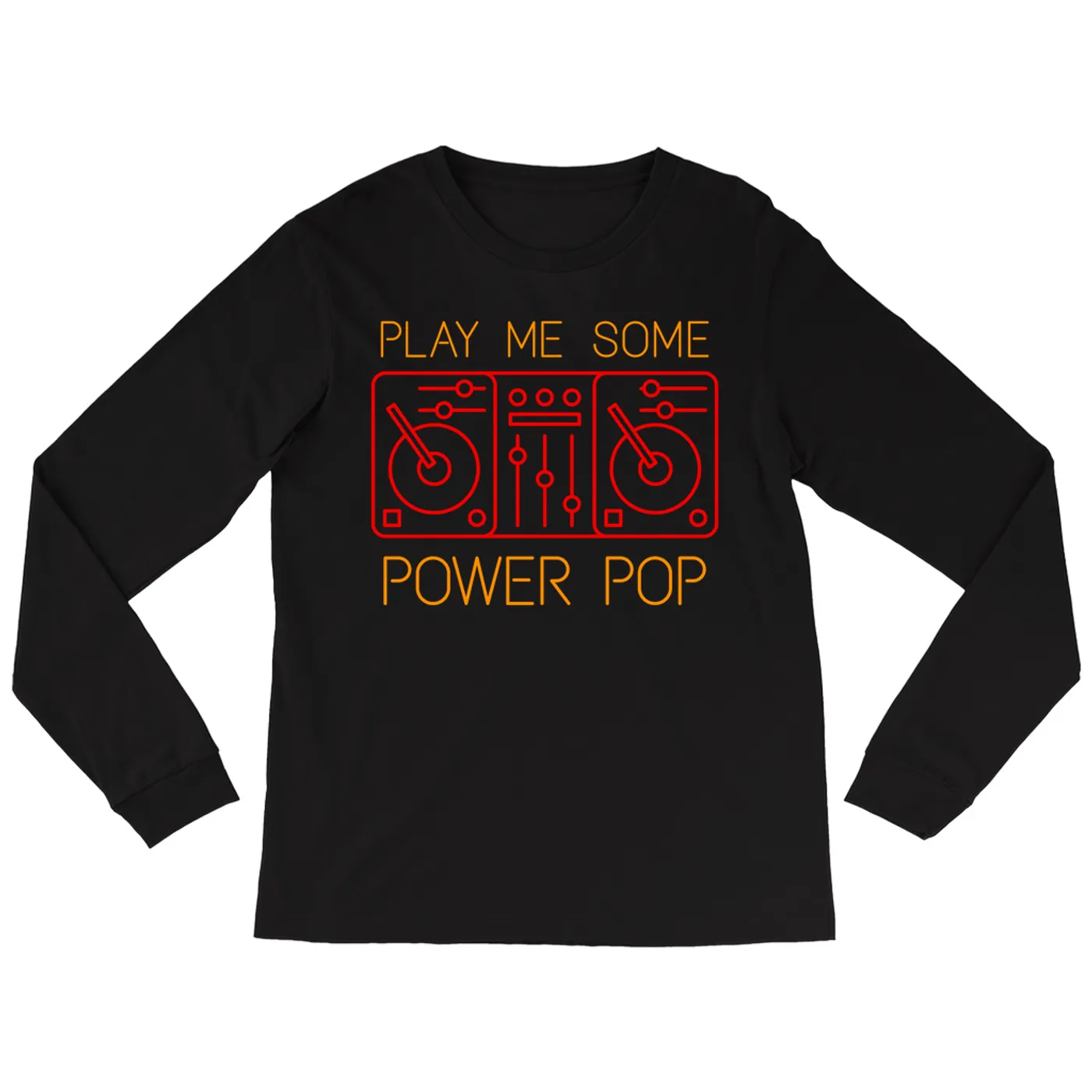 Music Life - Power Pop Merchbar Music Life Long Sleeve Shirt | Play Me Some Power Pop Merchbar Music Life Shirt
