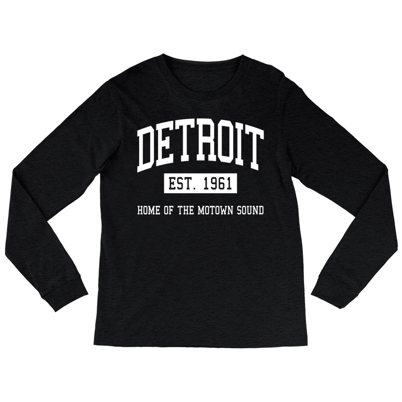 Music Life - Motown Merchbar Music Life Long Sleeve Shirt | Detroit Home of the Motown Sound Est. 1961 Merchbar Music Life Shirt
