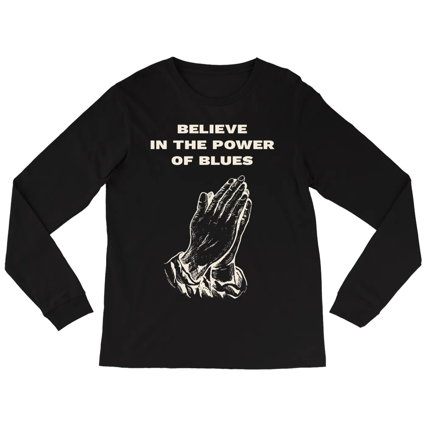 Music Life - Blues Merchbar Music Life Long Sleeve Shirt | Believe In Blues Merchbar Music Life Shirt