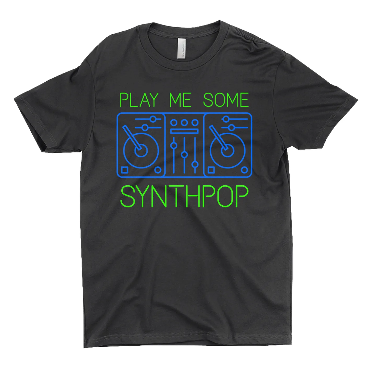 Music Life - Synthpop Merchbar Music Life T-Shirt | Play Me Some Synthpop Merchbar Music Life Shirt