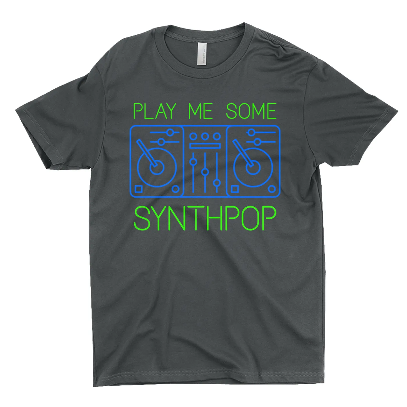 Music Life - Synthpop Merchbar Music Life T-Shirt | Play Me Some Synthpop Merchbar Music Life Shirt