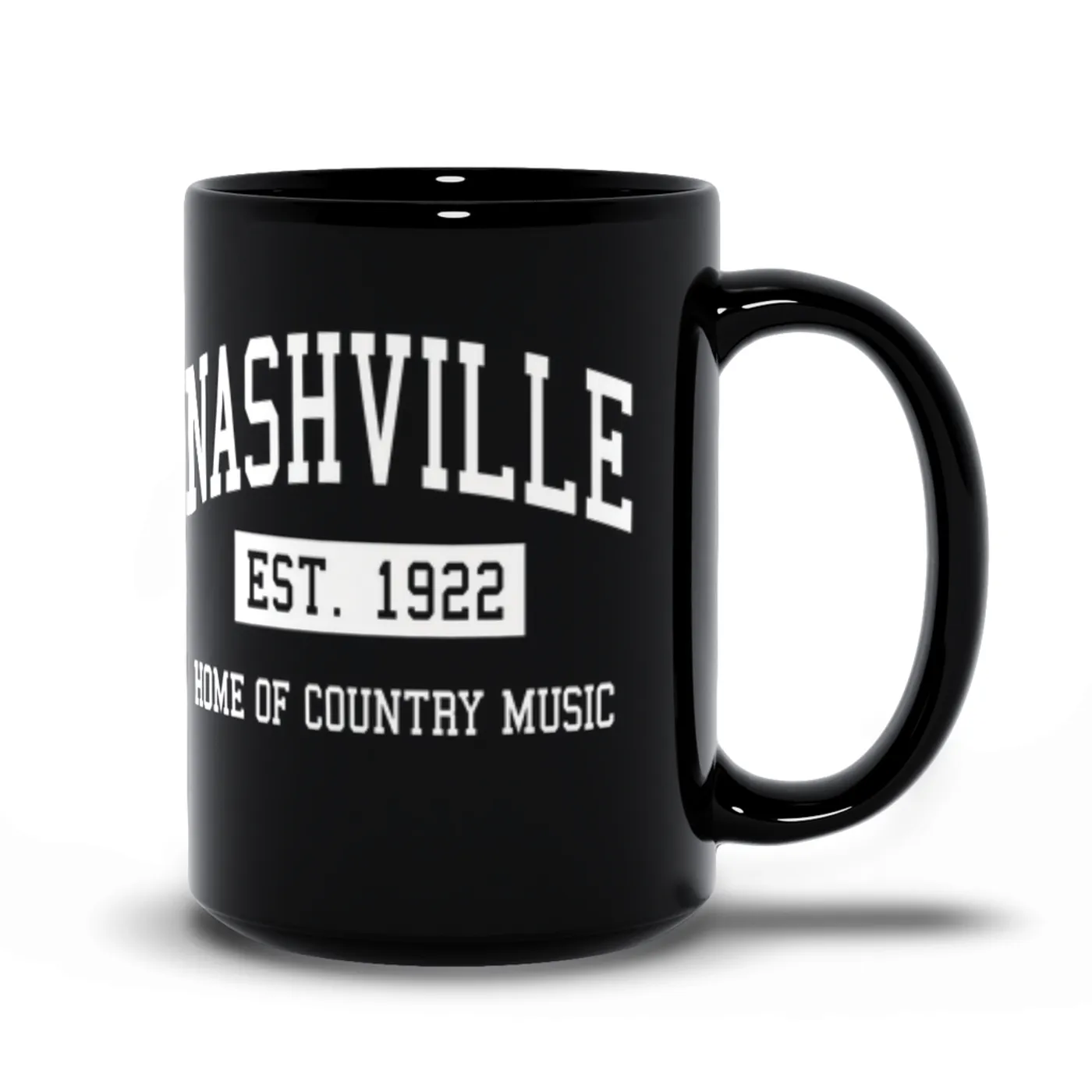 Merchbar Music Life Mug | Nashville Home of Music Life - Country Music Est. 1922 Merchbar Music Life Mug