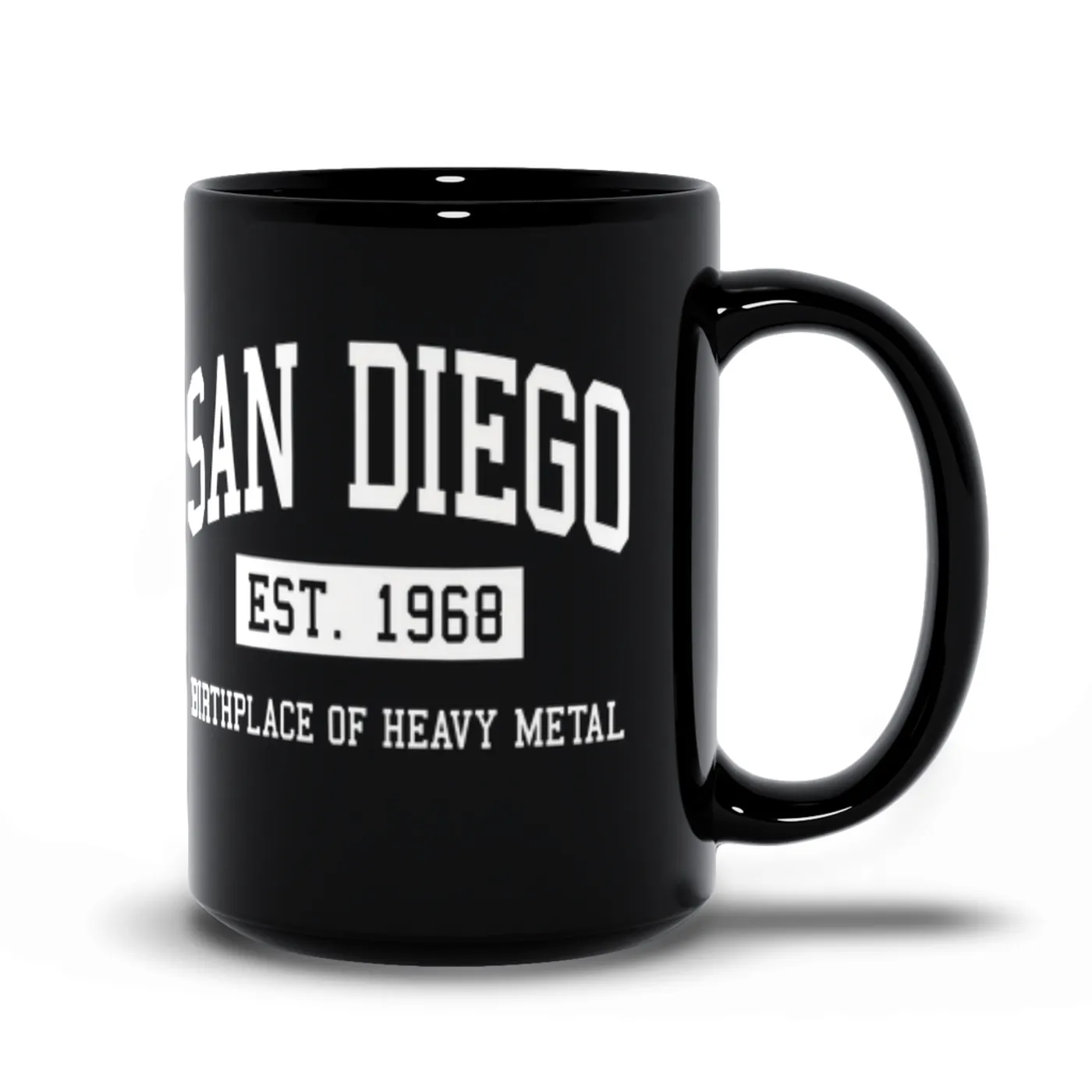Music Life - Heavy Metal Merchbar Music Life Mug | San Diego Birthplace of Heavy Metal Est. 1968 Merchbar Music Life Mug