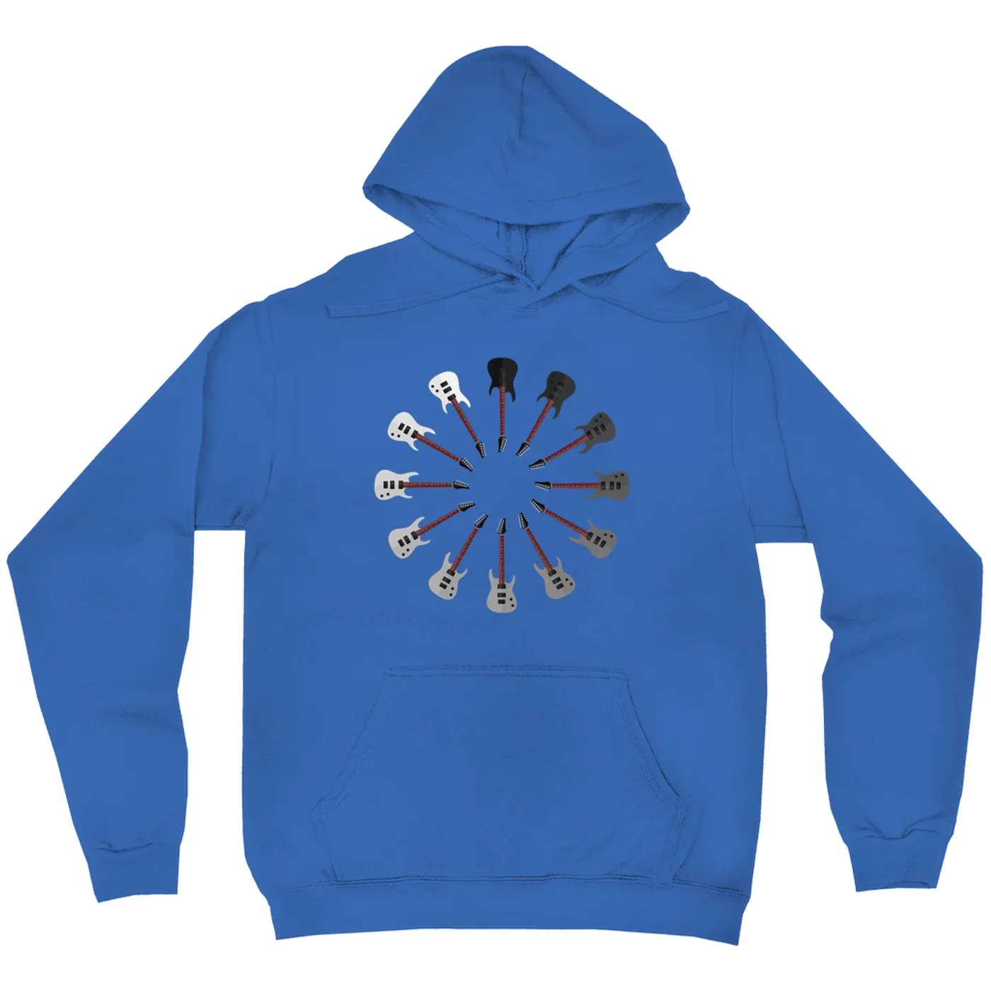 Music Life - Guitar Merchbar Music Life Hoodie | Aggressive Electrics - Shades of Black Merchbar Music Life Hoodie