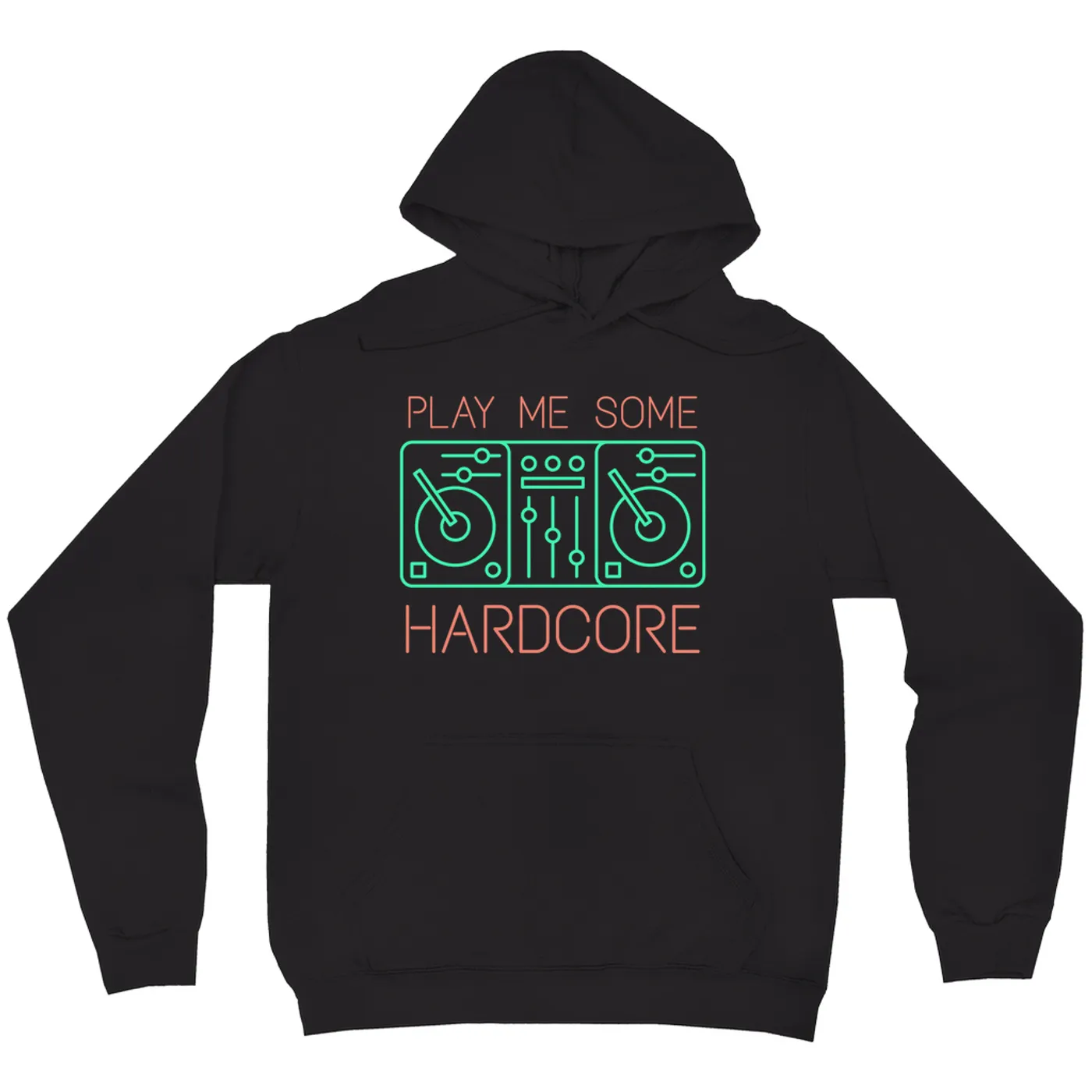 Music Life - Hardcore Merchbar Music Life Hoodie | Play Me Some Hardcore Merchbar Music Life Hoodie