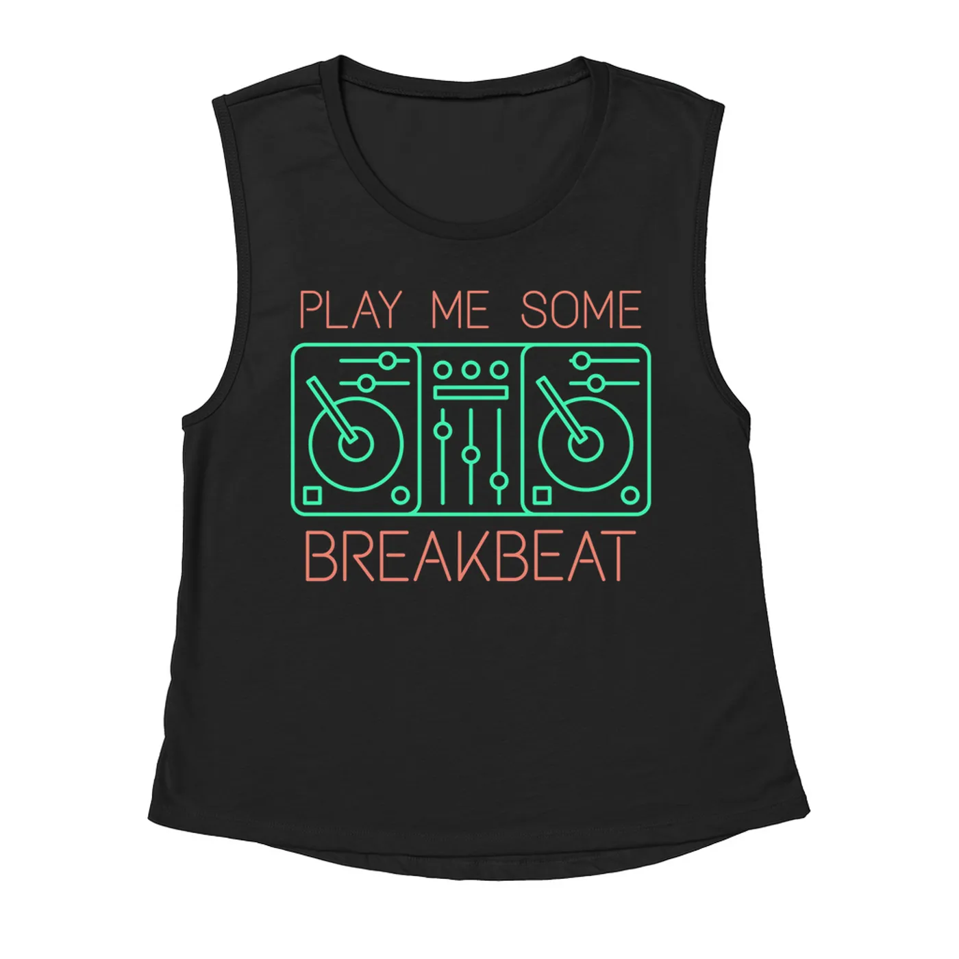 Music Life - Breakbeat Merchbar Music Life Muscle Tank | Play Me Some Breakbeat Merchbar Music Life Tank Top
