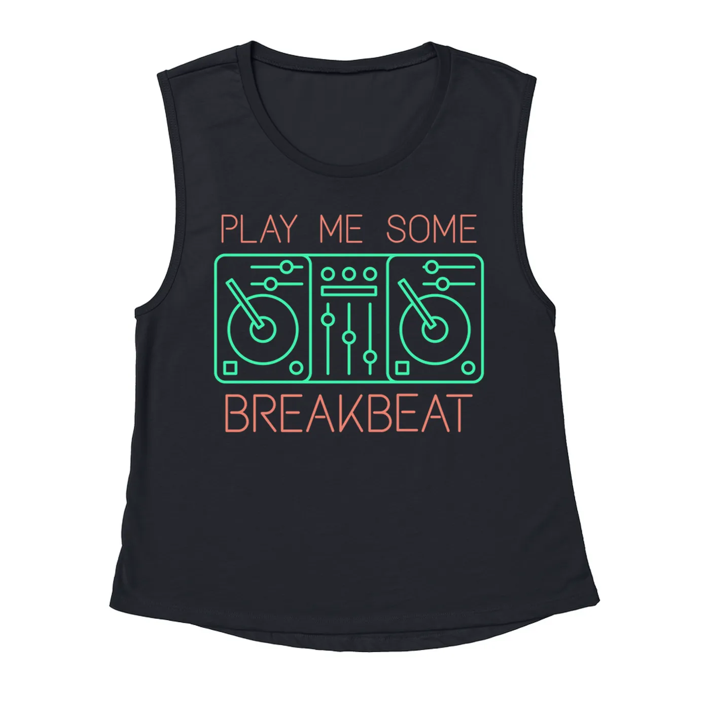 Music Life - Breakbeat Merchbar Music Life Muscle Tank | Play Me Some Breakbeat Merchbar Music Life Tank Top