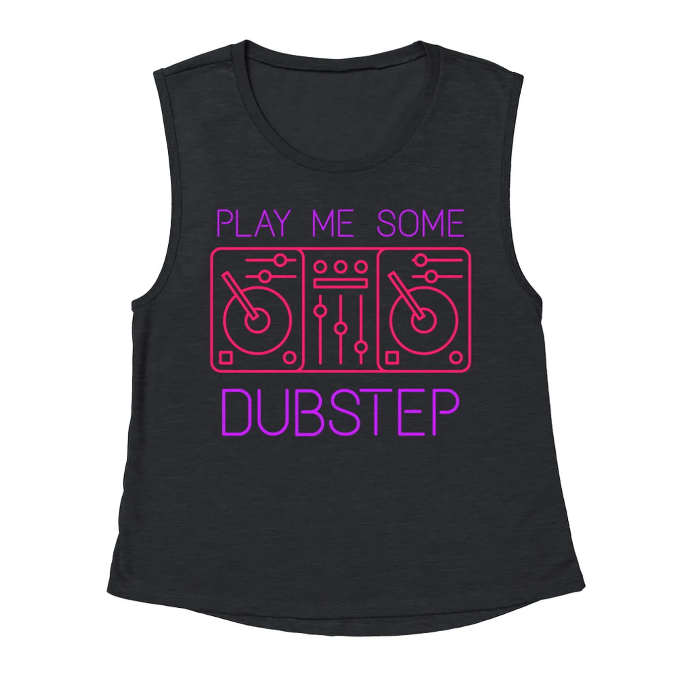 Music Life - Dubstep Merchbar Music Life Muscle Tank | Play Me Some Dubstep Merchbar Music Life Tank Top