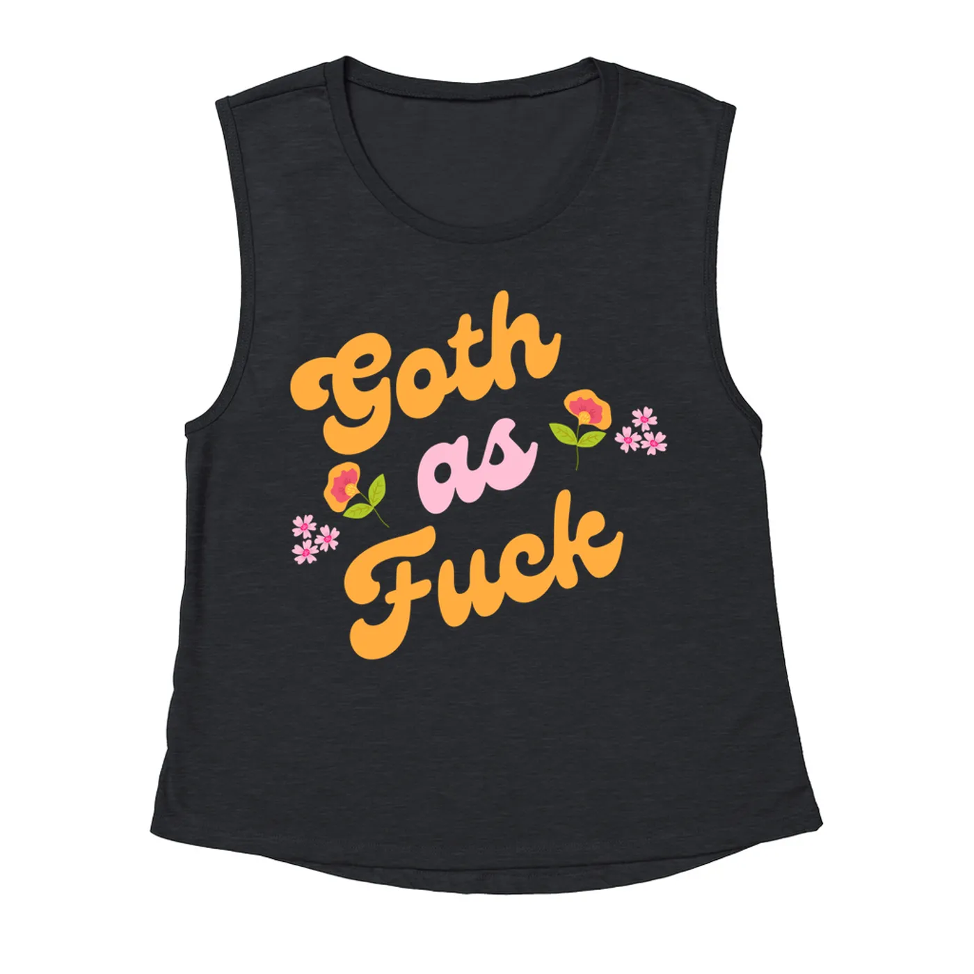 Music Life - Goth Merchbar Music Life Muscle Tank | Goth AF Merchbar Music Life Tank Top