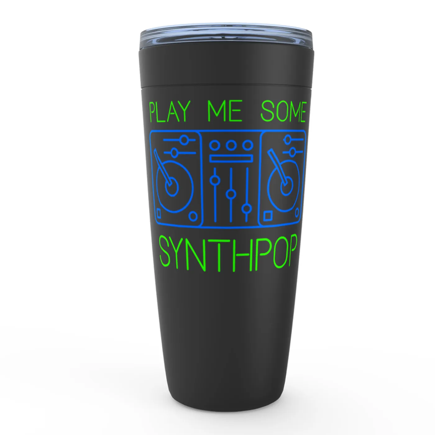 Music Life - Synthpop Merchbar Music Life Viking Tumbler | Play Me Some Synthpop Merchbar Music Life Tumbler