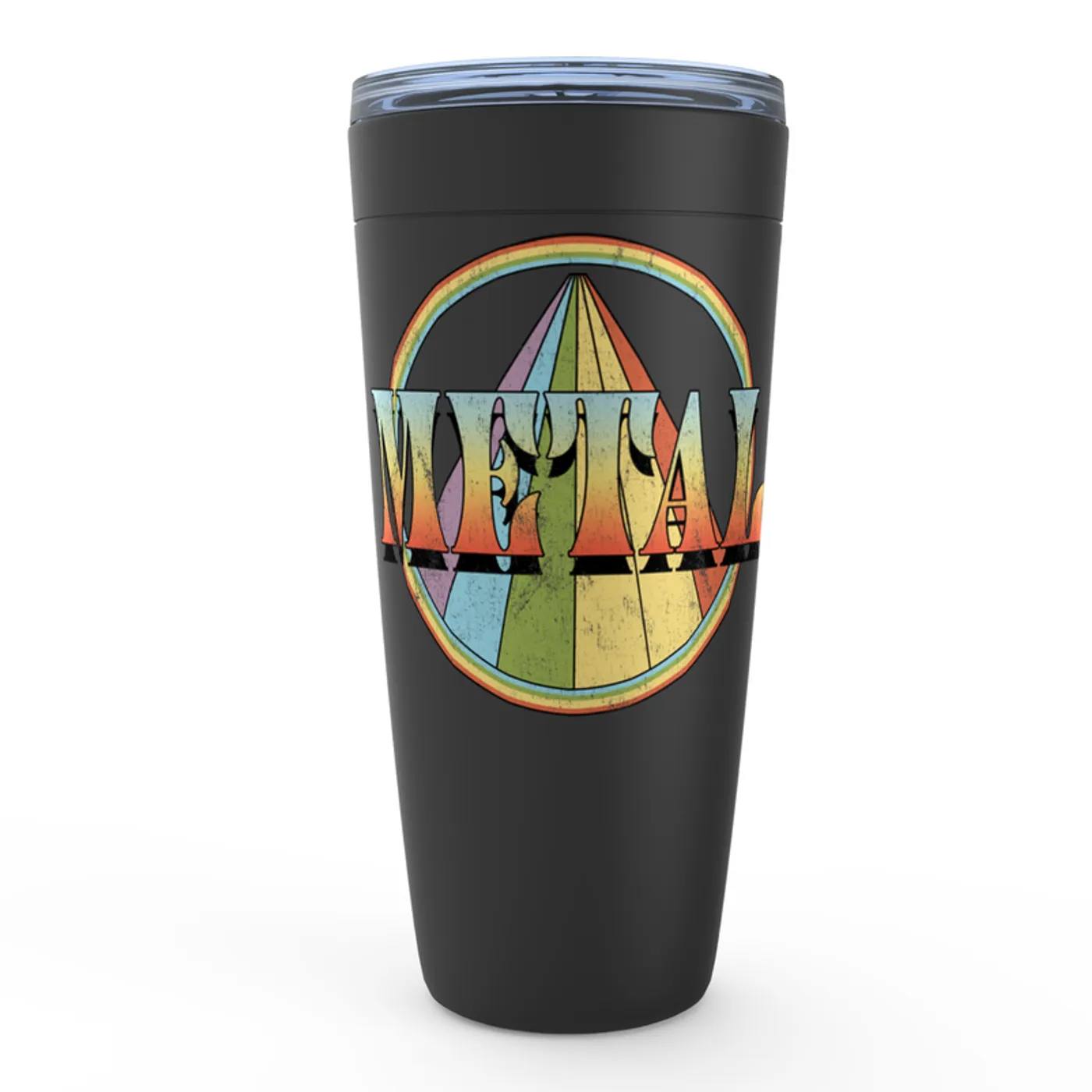 Music Life - Metal Merchbar Music Life Viking Tumbler | Retro Metal Distressed Merchbar Music Life Tumbler