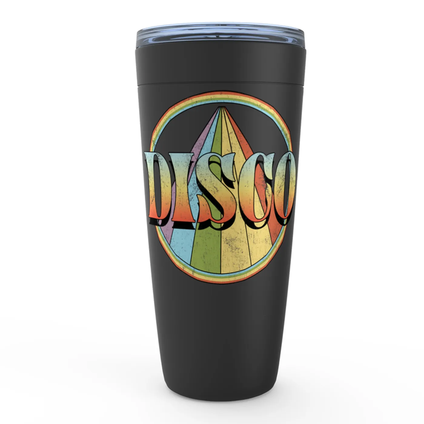 Music Life - Disco Merchbar Music Life Viking Tumbler | Retro Disco Distressed Merchbar Music Life Tumbler