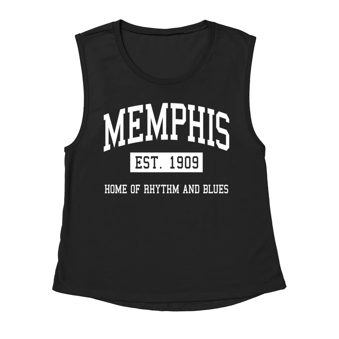 Music Life - RNB Merchbar Music Life Muscle Tank | Memphis Home of Rhythm and Blues Est. 1909 Merchbar Music Life Shirt