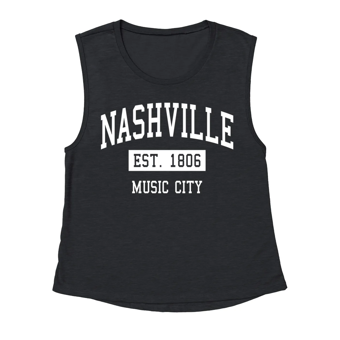 Merchbar Music Life Muscle Tank | Nashville Music City Est. 1806 Merchbar Music Life Shirt