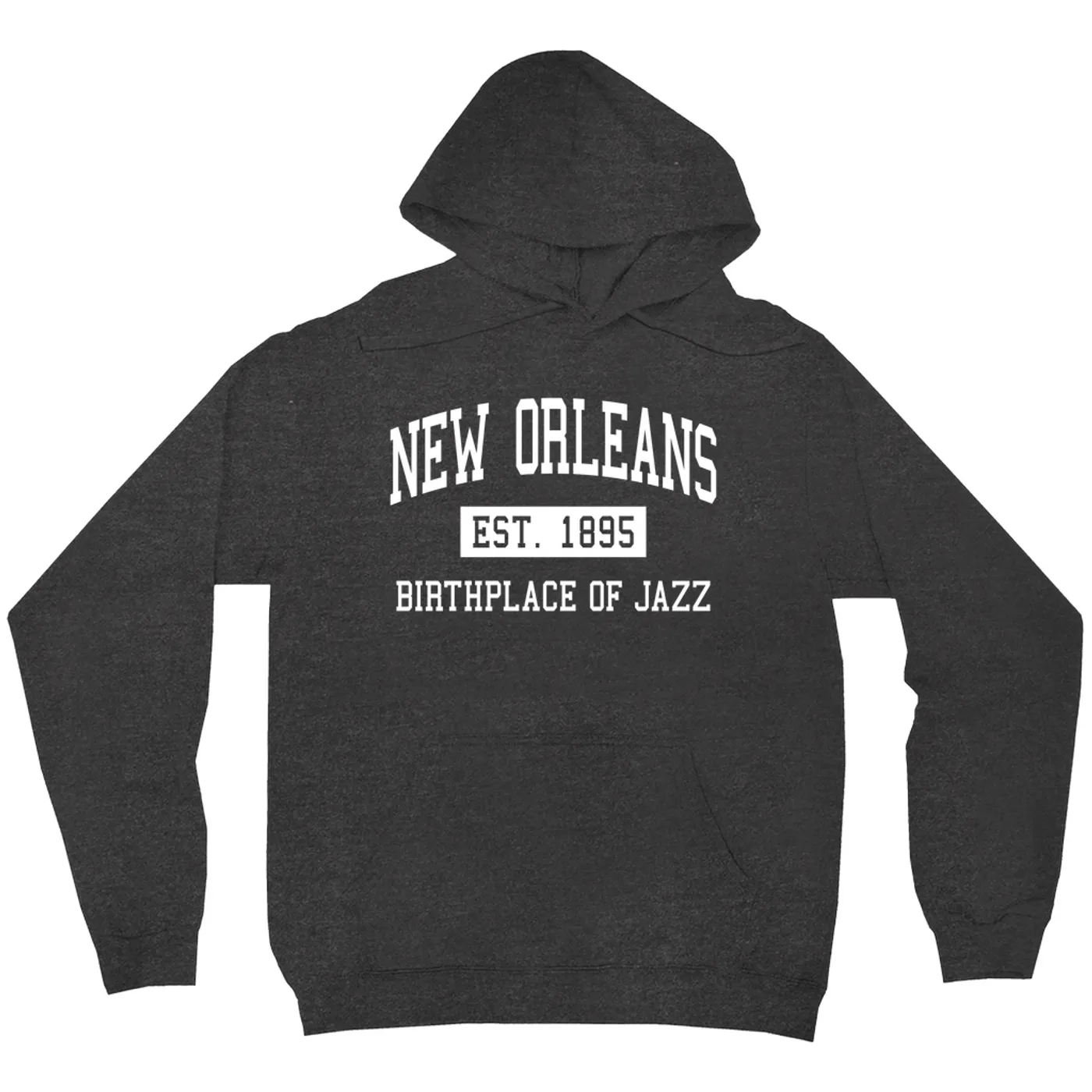 Music Life - Jazz Merchbar Music Life Hoodie | New Orleans Birthplace of Jazz Est. 1895 Merchbar Music Life Hoodie