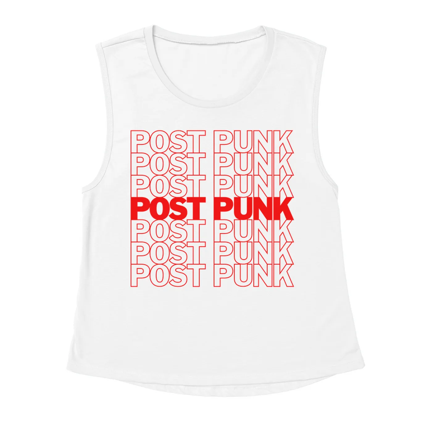Music Life - Post Punk Merchbar Music Life Muscle Tank | Post Punk On Repeat Merchbar Music Life Shirt