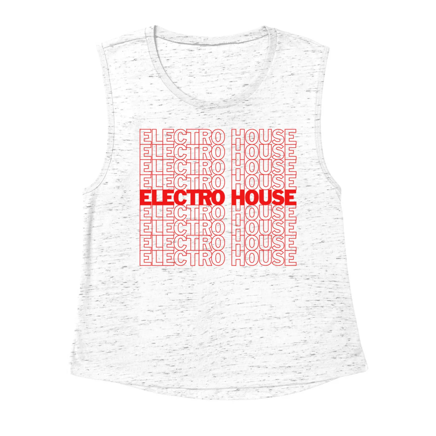 Music Life - Electro House Merchbar Music Life Muscle Tank | Electro House On Repeat Merchbar Music Life Shirt
