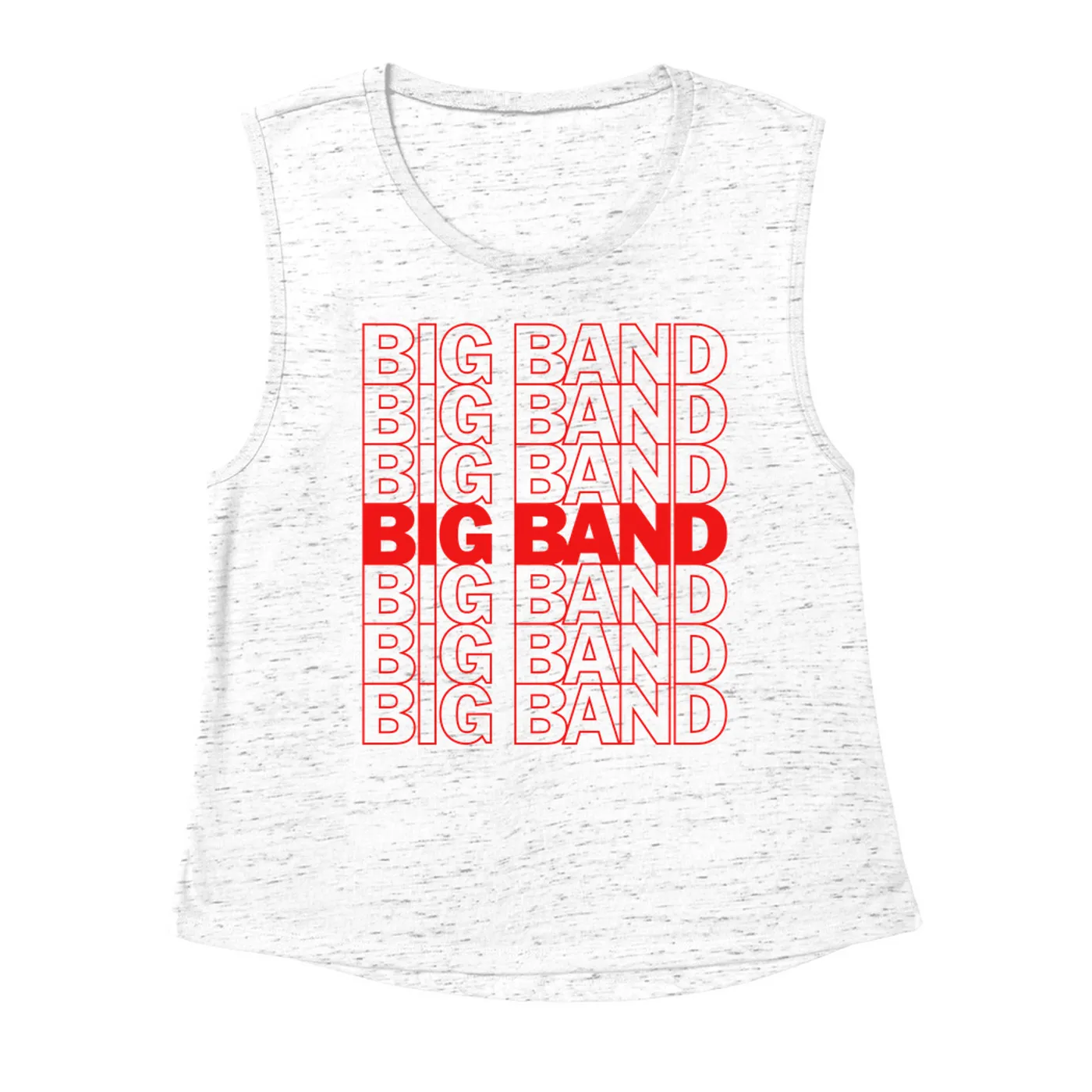 Music Life - Big Band Merchbar Music Life Muscle Tank | Big Band On Repeat Merchbar Music Life Shirt