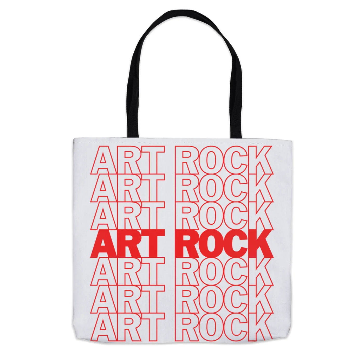 Music Life - Art Rock Merchbar Music Life Tote Bag | Art Rock On Repeat Merchbar Music Life Tote