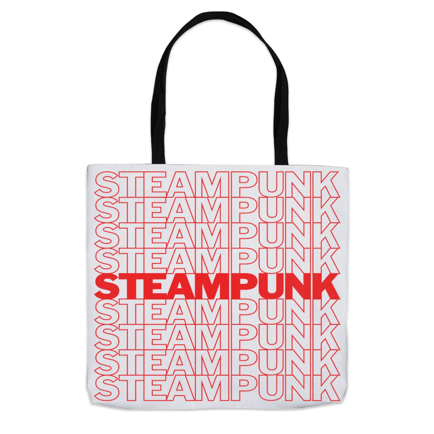 Music Life - Steampunk Merchbar Music Life Tote Bag | Steampunk On Repeat Merchbar Music Life Tote