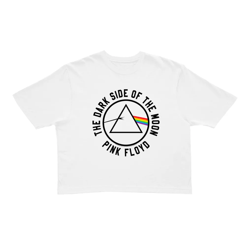Ladies' Crop Tee | Dark Side Of The Moon Sticker Image (Equineop Exclusive) Crop T-shirt